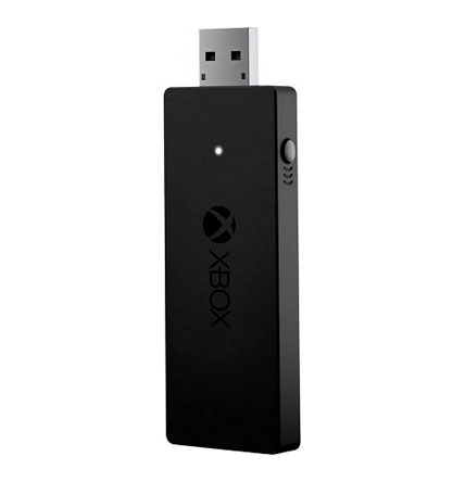 Microsoft Wireless Adapter for Xbox One Controller, Personal Computer Laptops Tablet USB Wireless Receiver PC Adapter Compatible with win 7/8 / 10