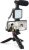 Smartphone Vlogging Kit for Starter Video Recording, the set with Fill Light + Microphone + Tripod + Phone Clip for YouTube Tiktok Instagram Fitness Yoga