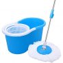 Flexy Easy Wring Magic Cleaning 360 spin stainless basket Mop Set – Blue