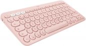 Logitech K380 Multi-Device Bluetooth Keyboard for Mac with Compact Slim Profile, Easy-Switch up to 3 Devices, Scissor Keys, 2 Year Battery, macOS/iOS/iPadOS, QWERTY UK English Layout – Pink